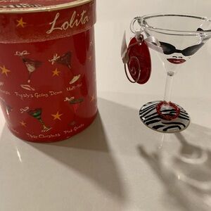 Lolita Mini-Tini Handpainted Glass Ornament w/tags